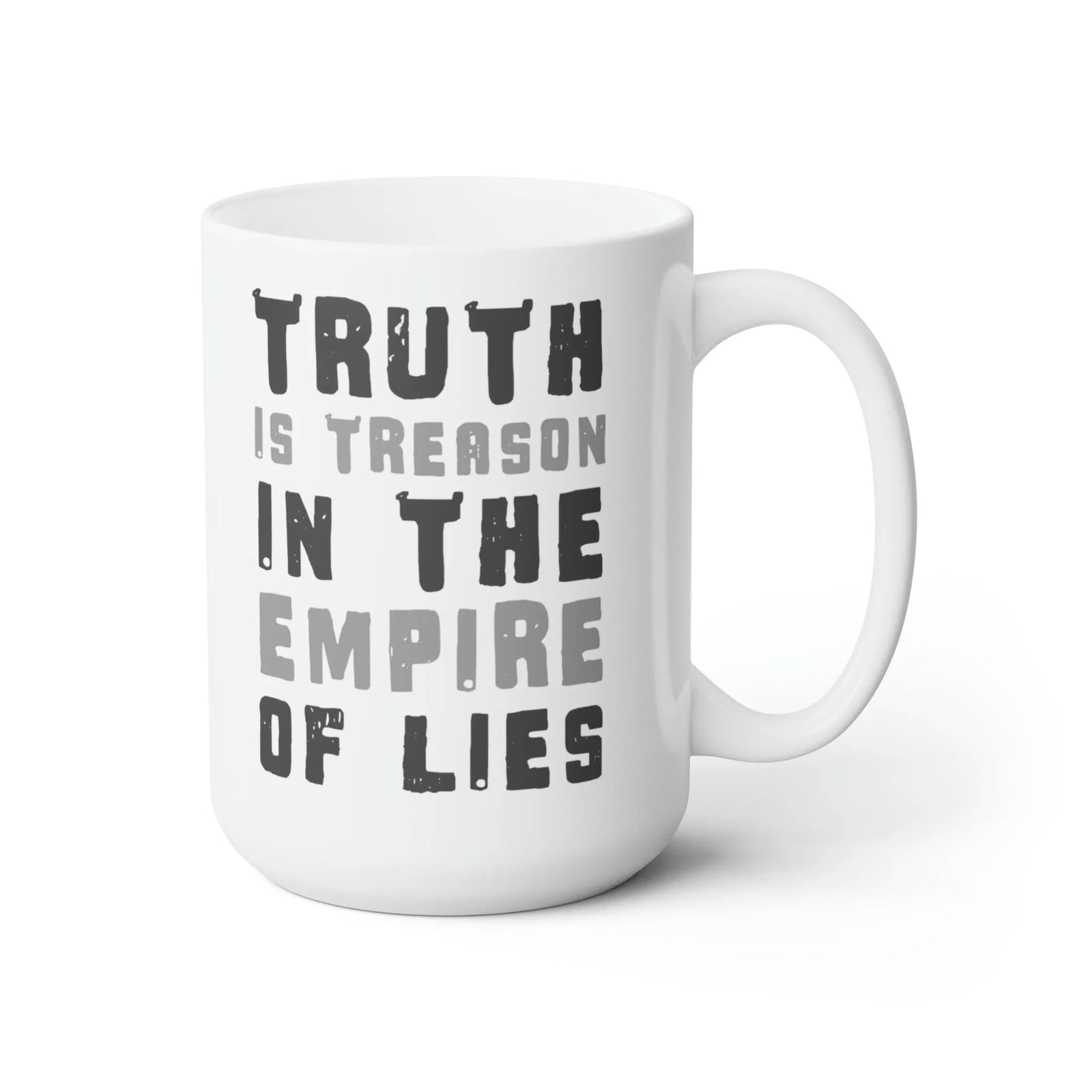 Truth Is Treason in the Empire of Lies Ceramic Mug 15oz