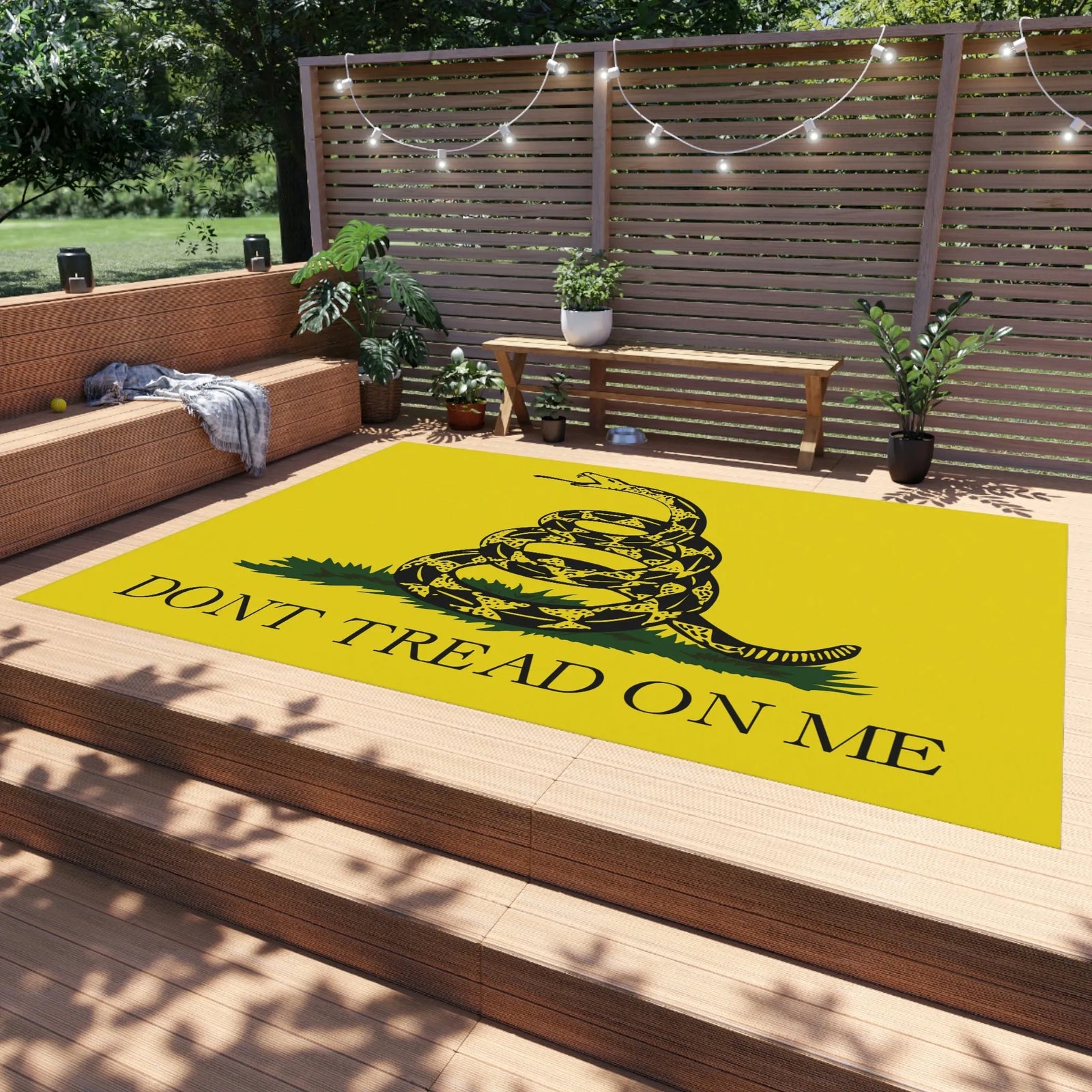 Don't Tread on Me Outdoor Mat