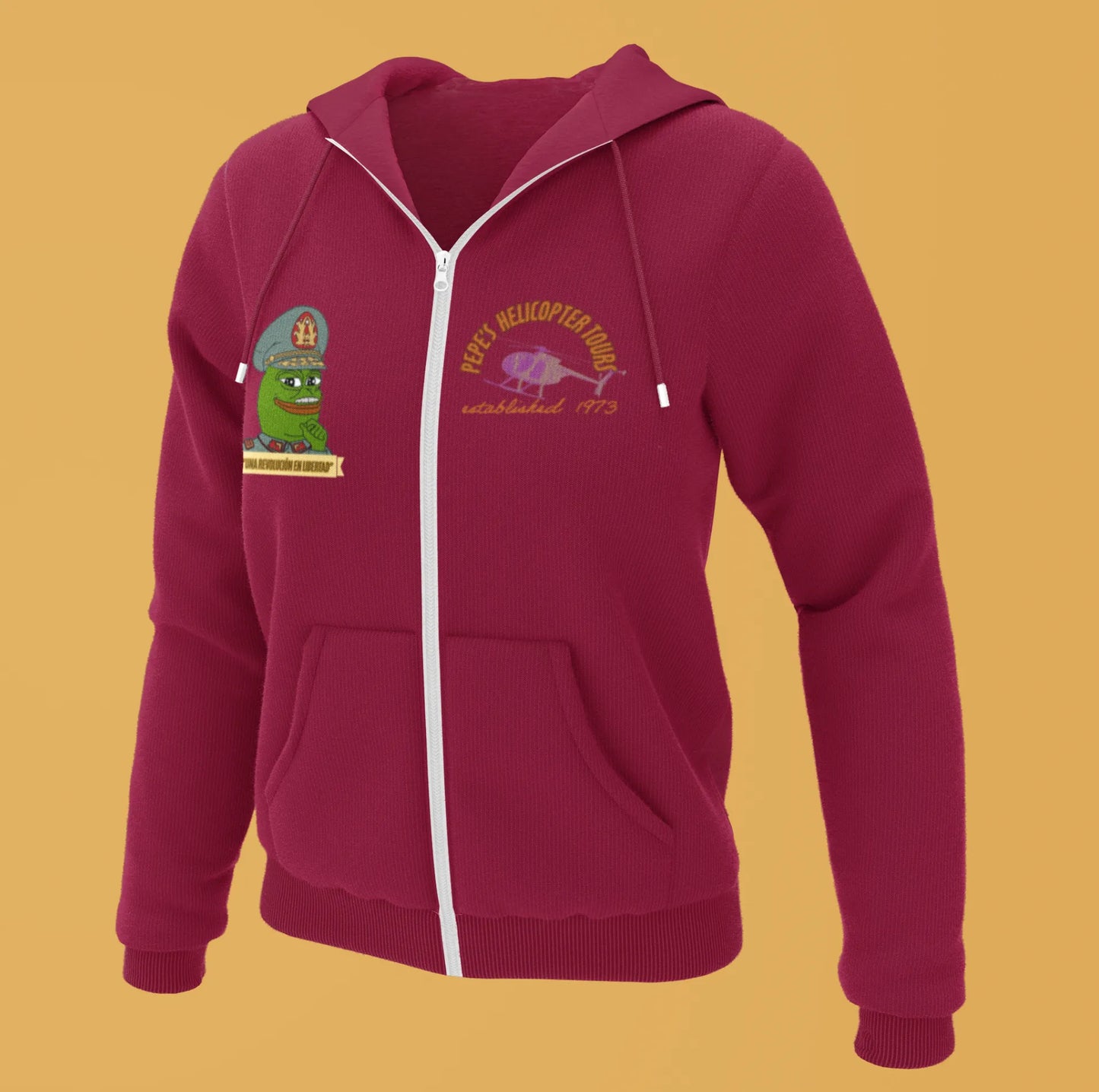 "Pepe's Helicopter Tours" Hoodie