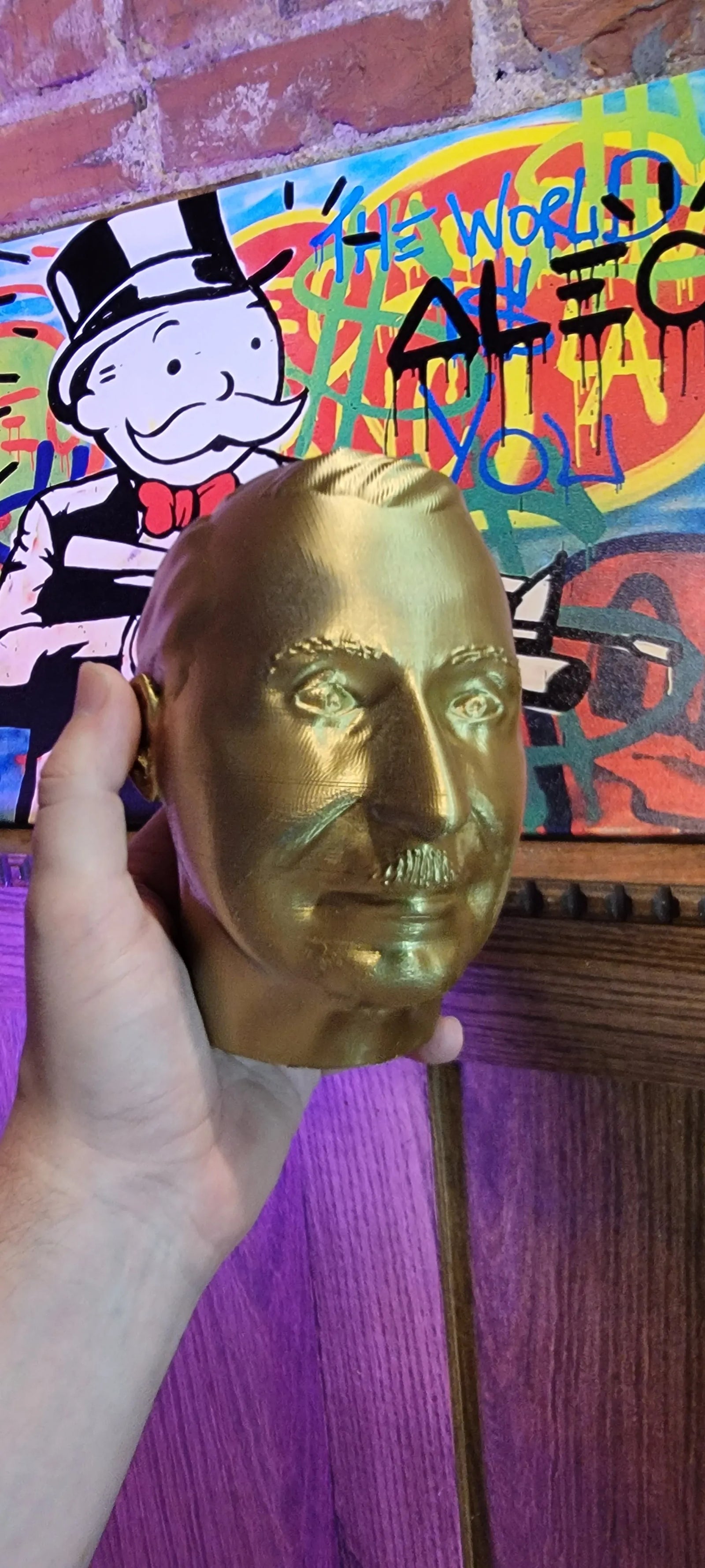 Ludwig Von Mises Gold Bust