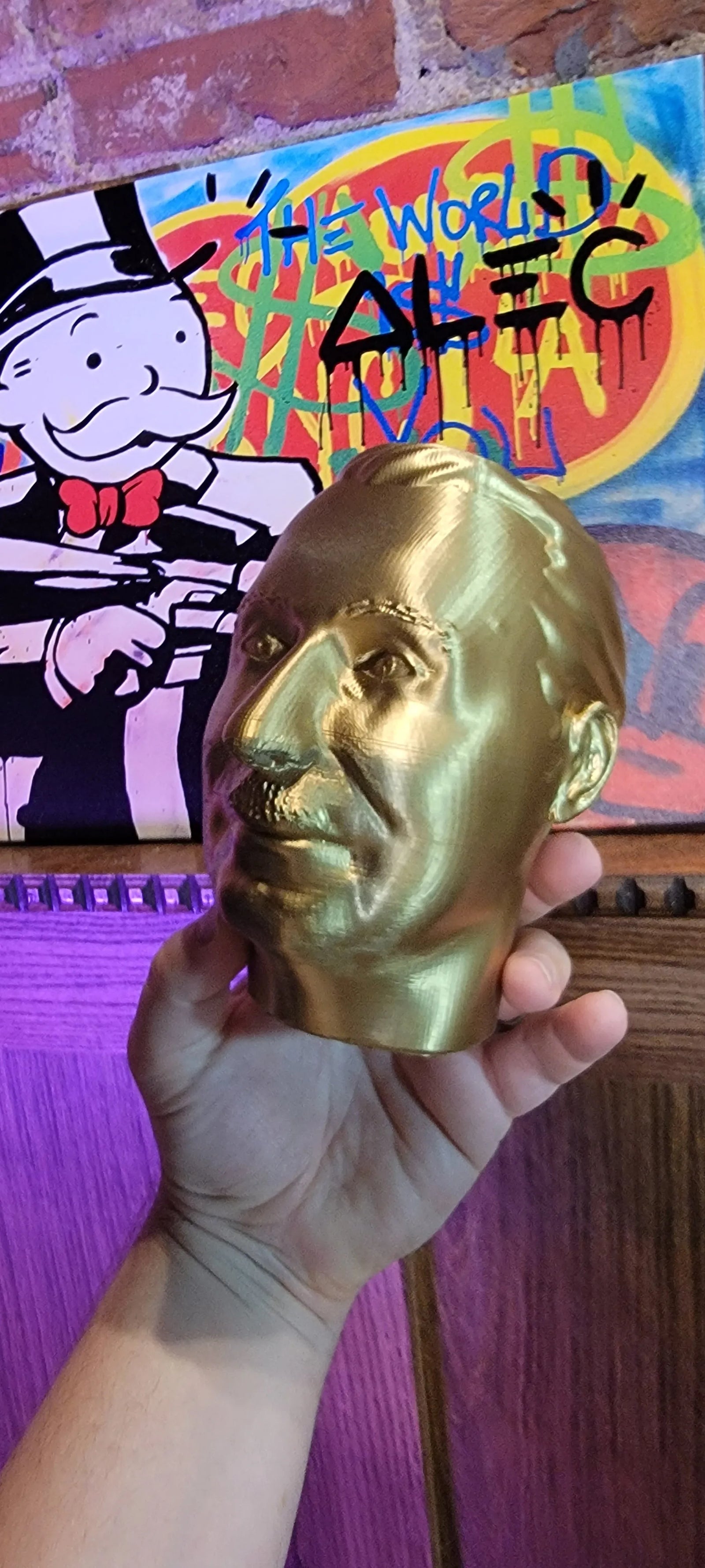 Ludwig Von Mises Gold Bust