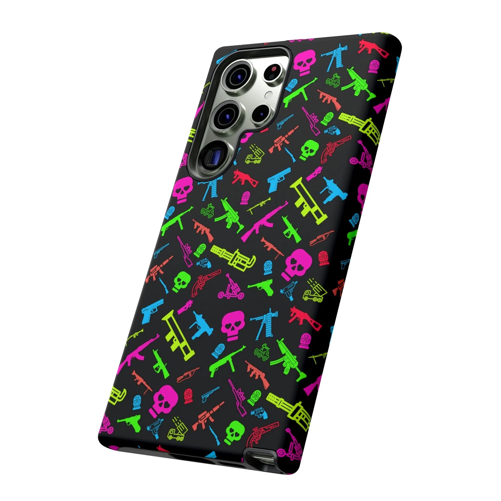 Aloha To Arms: Retro Neon Firearms Cell Phone Case