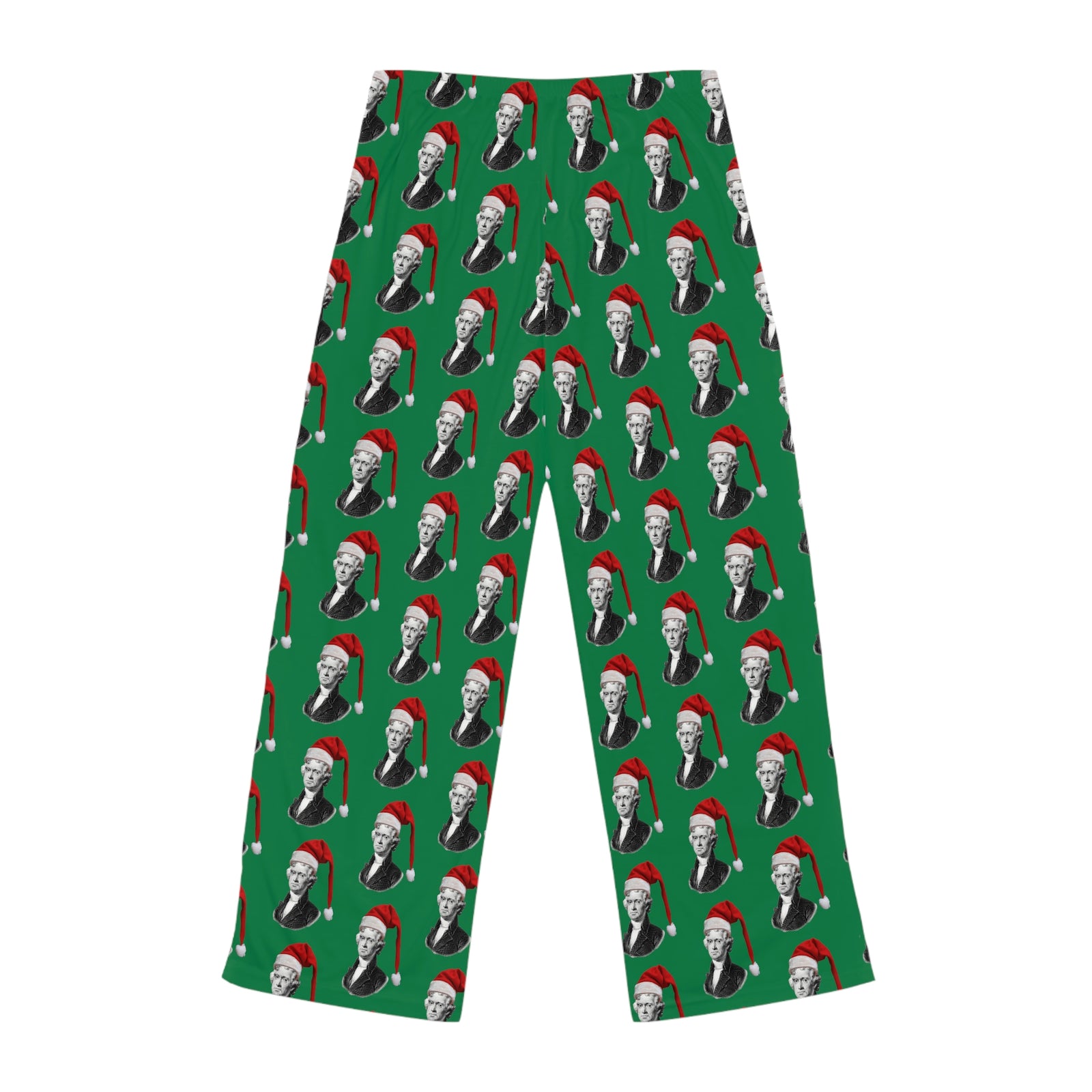 Thomas Jefferson Santa Hat Women's Pajama Pants