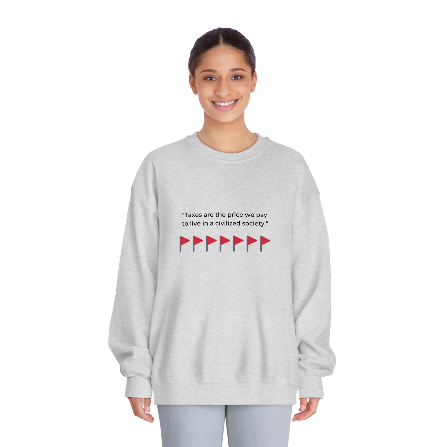 Red Flag Taxation Sweater