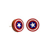 American Shield Stud Earrings - 4LibertyShop.com