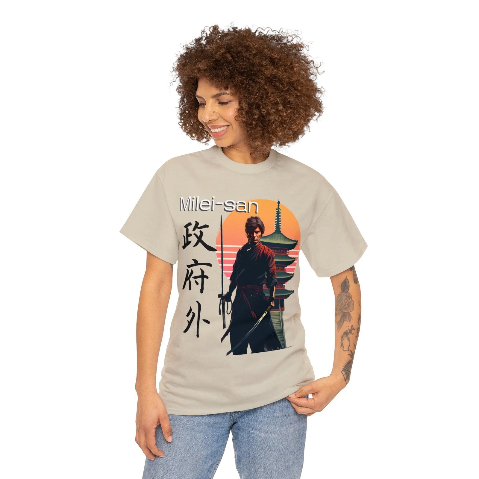 Shogun of Liberty: Milei-San Samurai Shirt