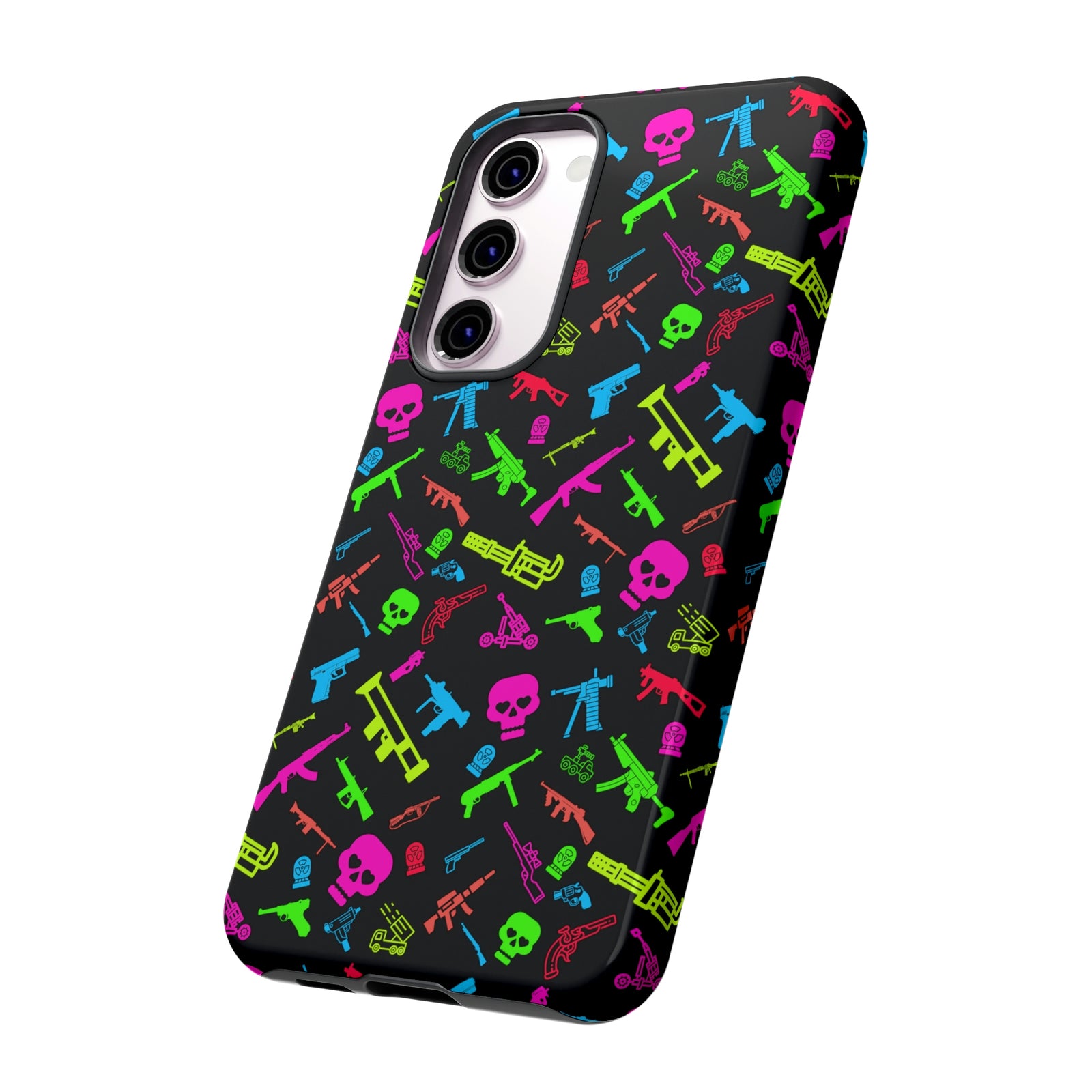 Aloha To Arms: Retro Neon Firearms Cell Phone Case