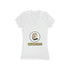 Caucasians Women's Jersey Short Sleeve Deep V-Neck Tee