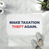 Make Taxation Theft Again Memory Foam Bath Mat