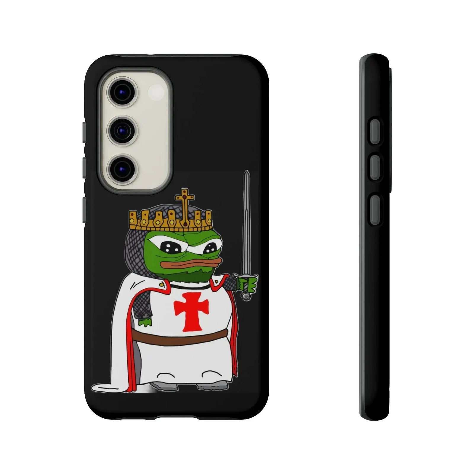 Crusader Pepe Cell Phone Case