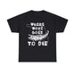Where Woke Goes to Die Florida Alligator Unisex Heavy Cotton Tee
