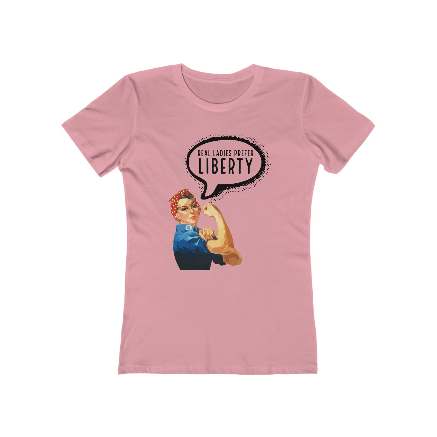 Real Ladies Prefer Liberty Rosie the Riveter Tee