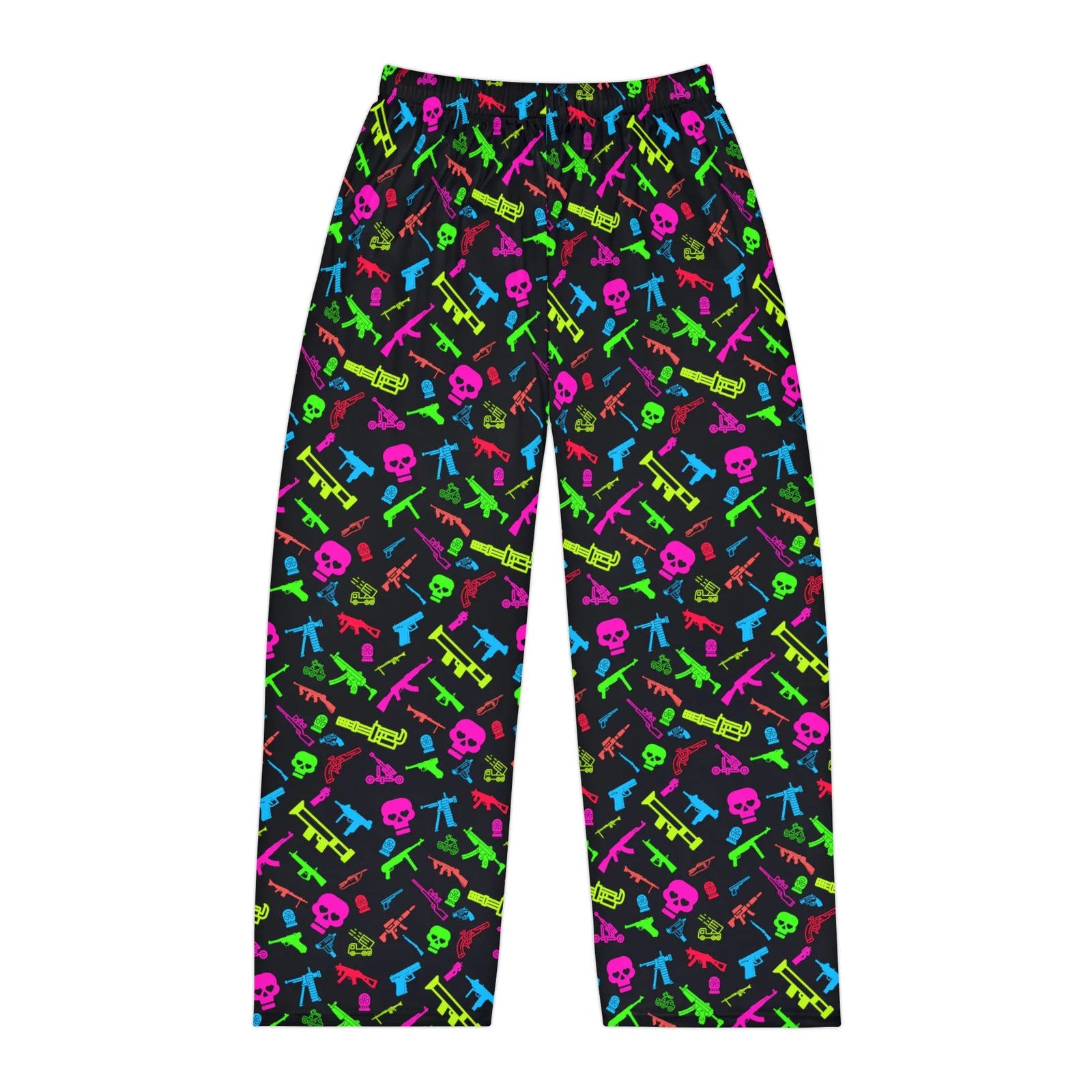 Aloha to Arms Neon Machine Guns Men's Pajama Pants