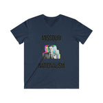 Missouri Nationalism Men's Fitted V-Neck Short Sleeve Tee
