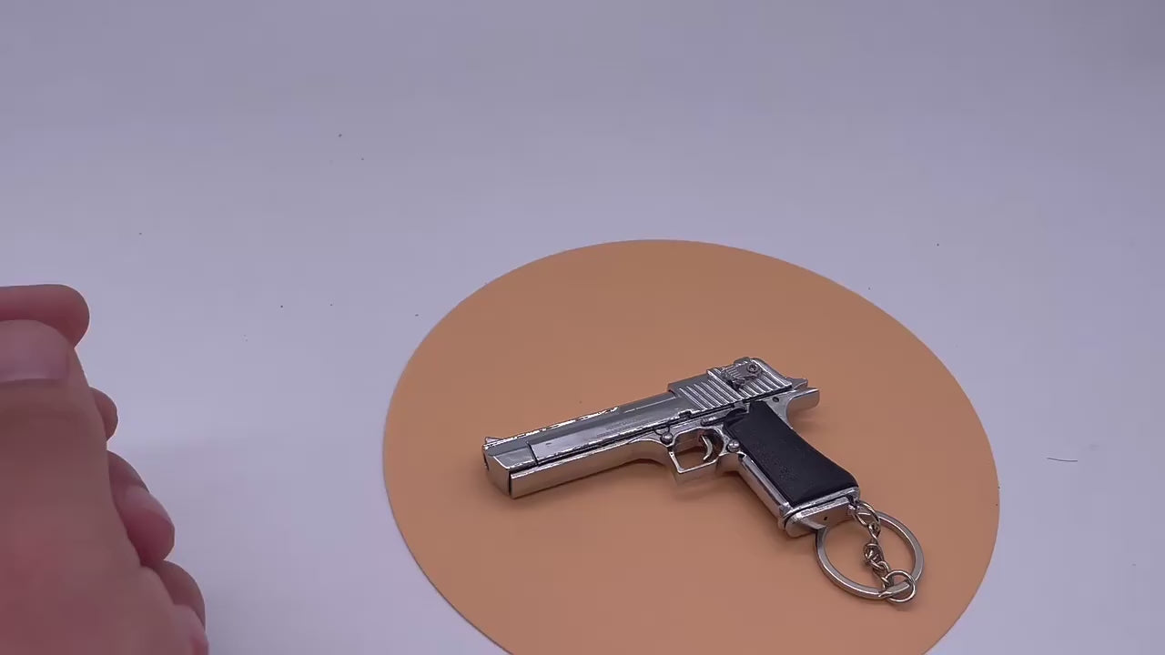 working desert eagle replica keychain