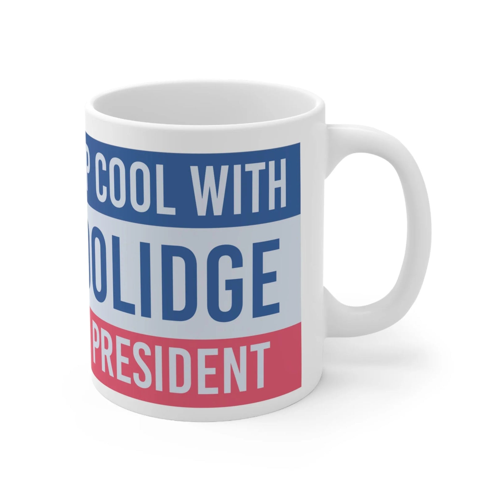 Keep Cool with Coolidge Ceramic Mug 11oz