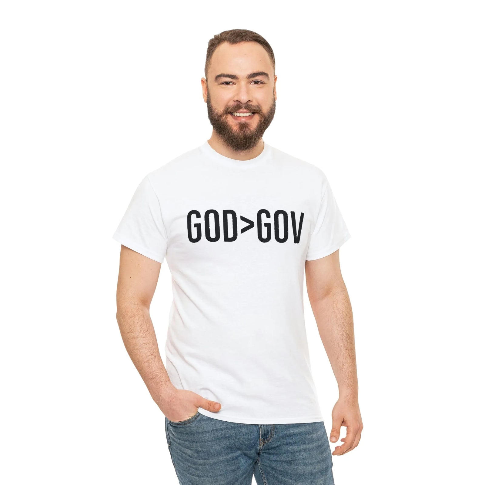 God>Gov Unisex Heavy Cotton Tee