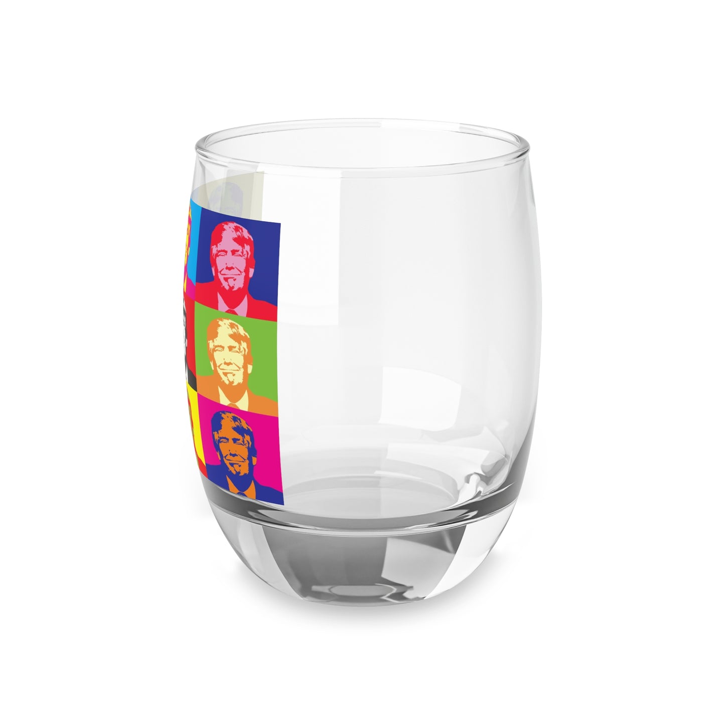 Donald Trump Triumphant Pop Art Whiskey Glass