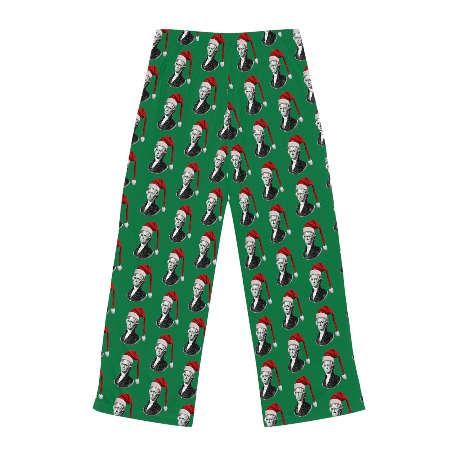 Thomas Jefferson Santa Hat Women's Pajama Pants