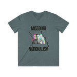 Missouri Nationalism Men's Fitted V-Neck Short Sleeve Tee