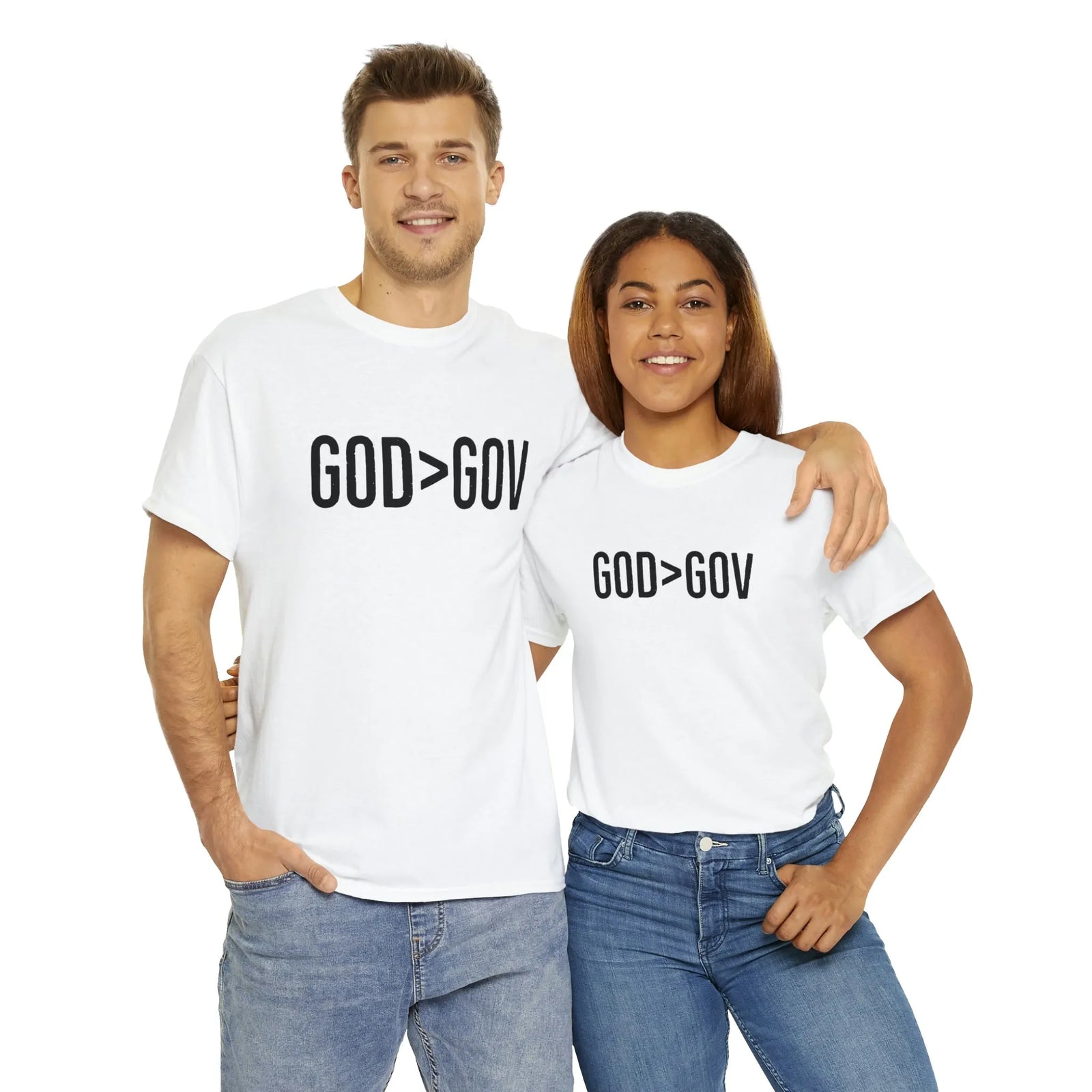 God>Gov Unisex Heavy Cotton Tee