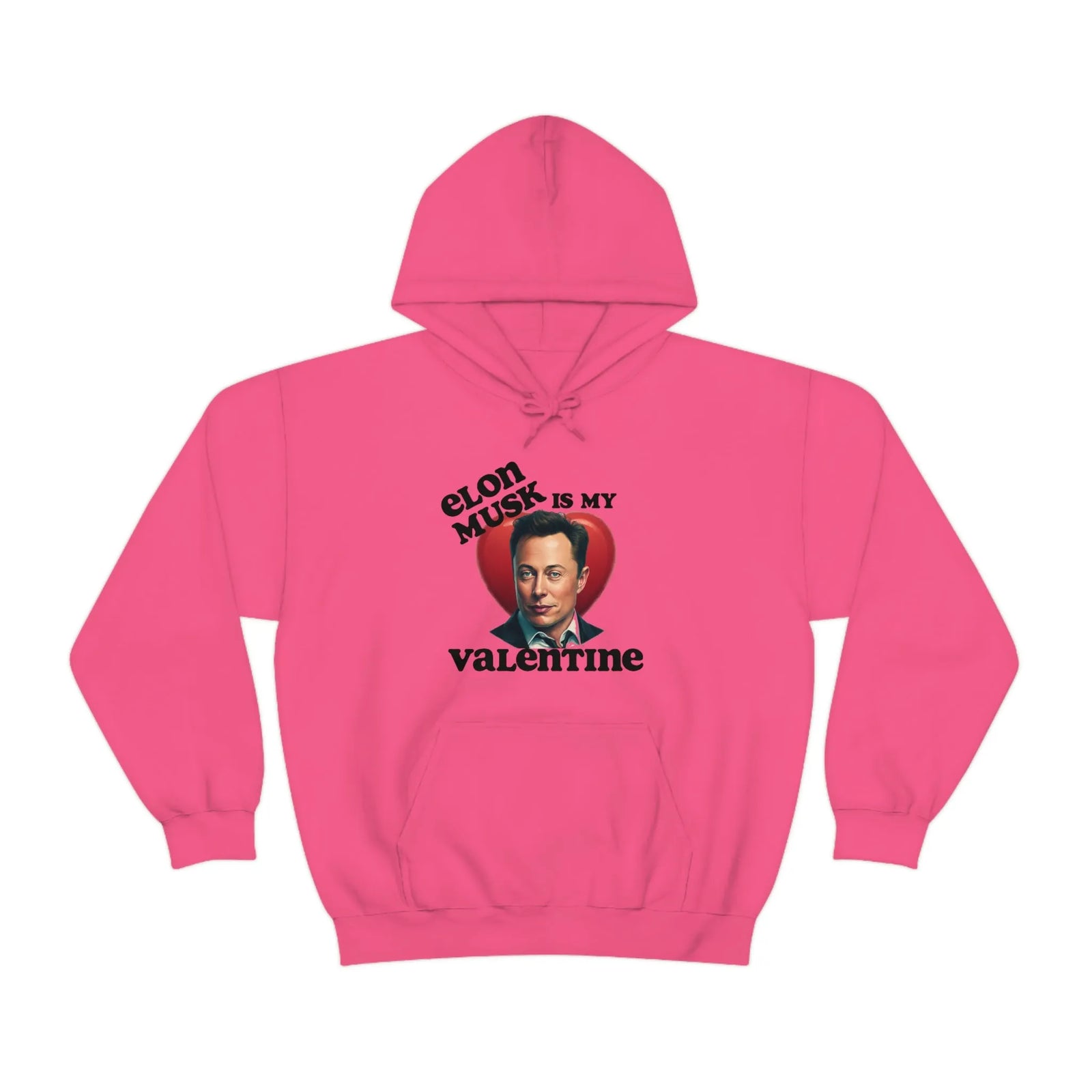 Elon Musk Is My Valentine Unisex Heavy Blend™ Hooded Sweatshirt