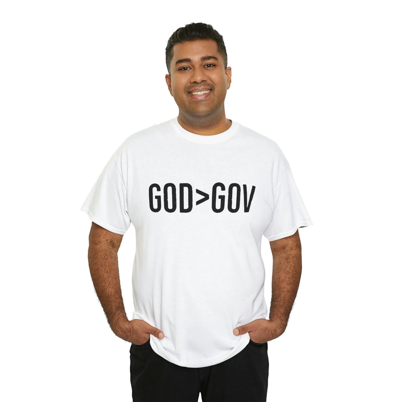 God>Gov Unisex Heavy Cotton Tee