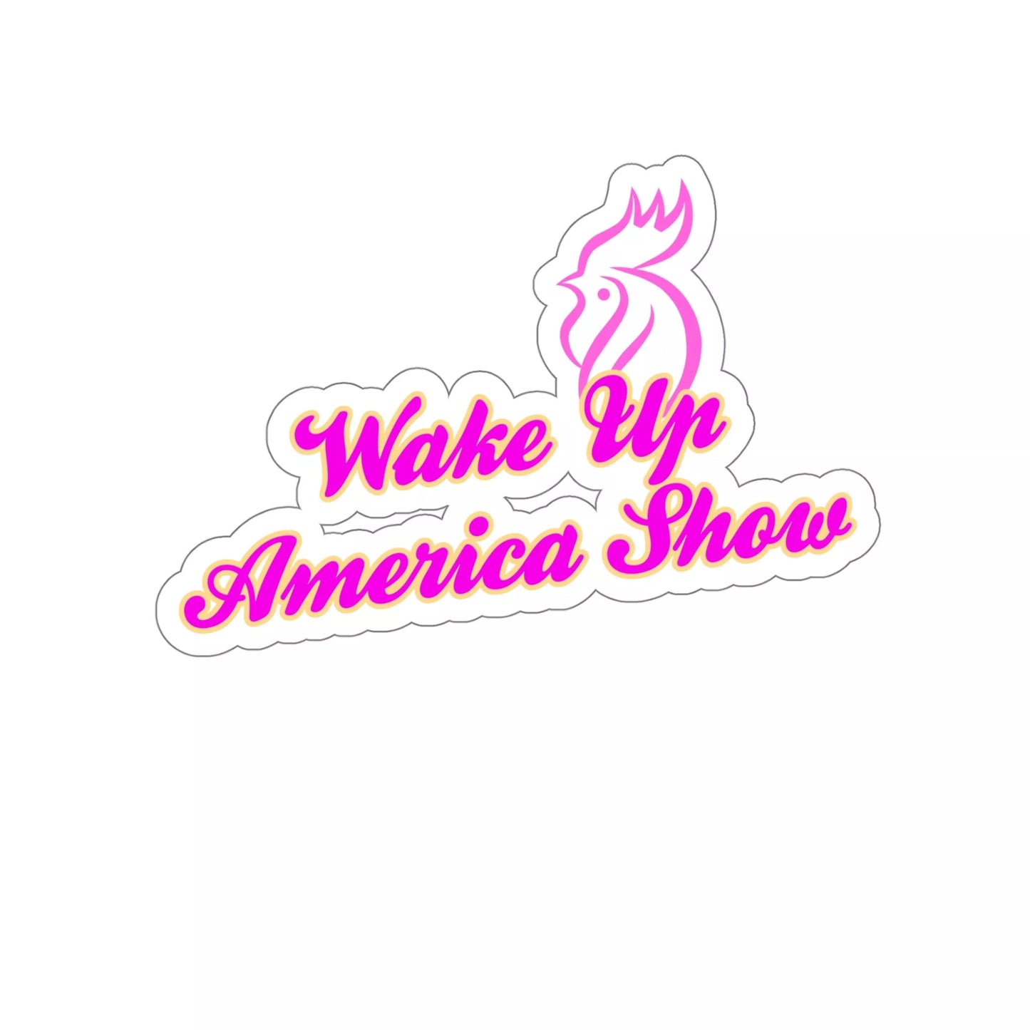 Wake Up America Show Stickers