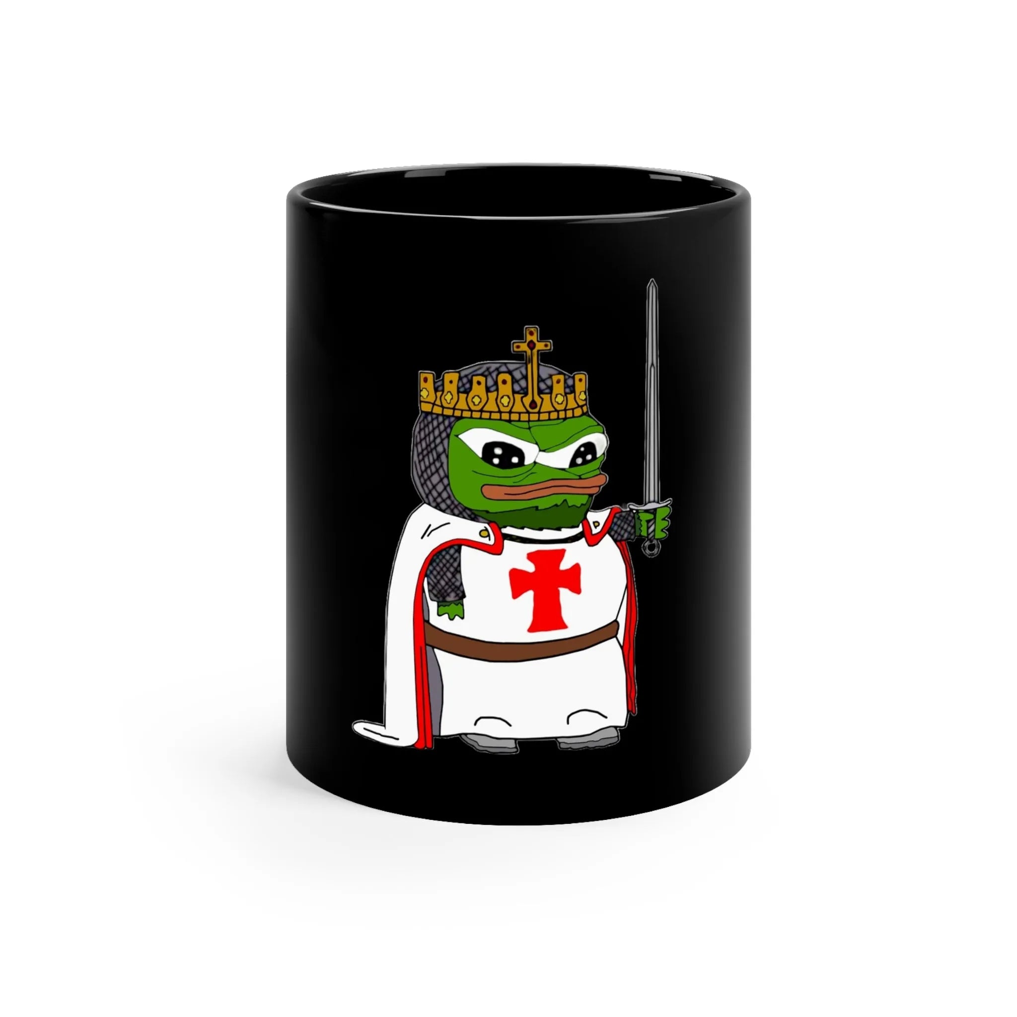 Crusader Pepe Mug