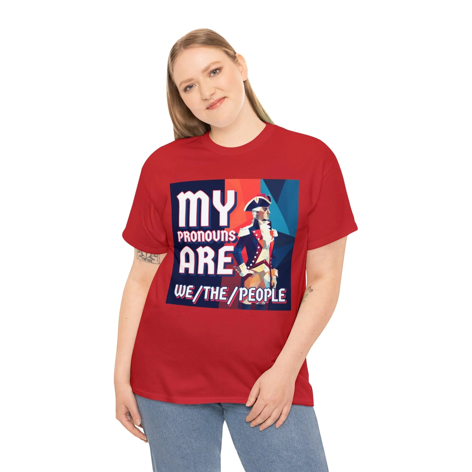 My Pronouns Are We/The/People Unisex Heavy Cotton Tee