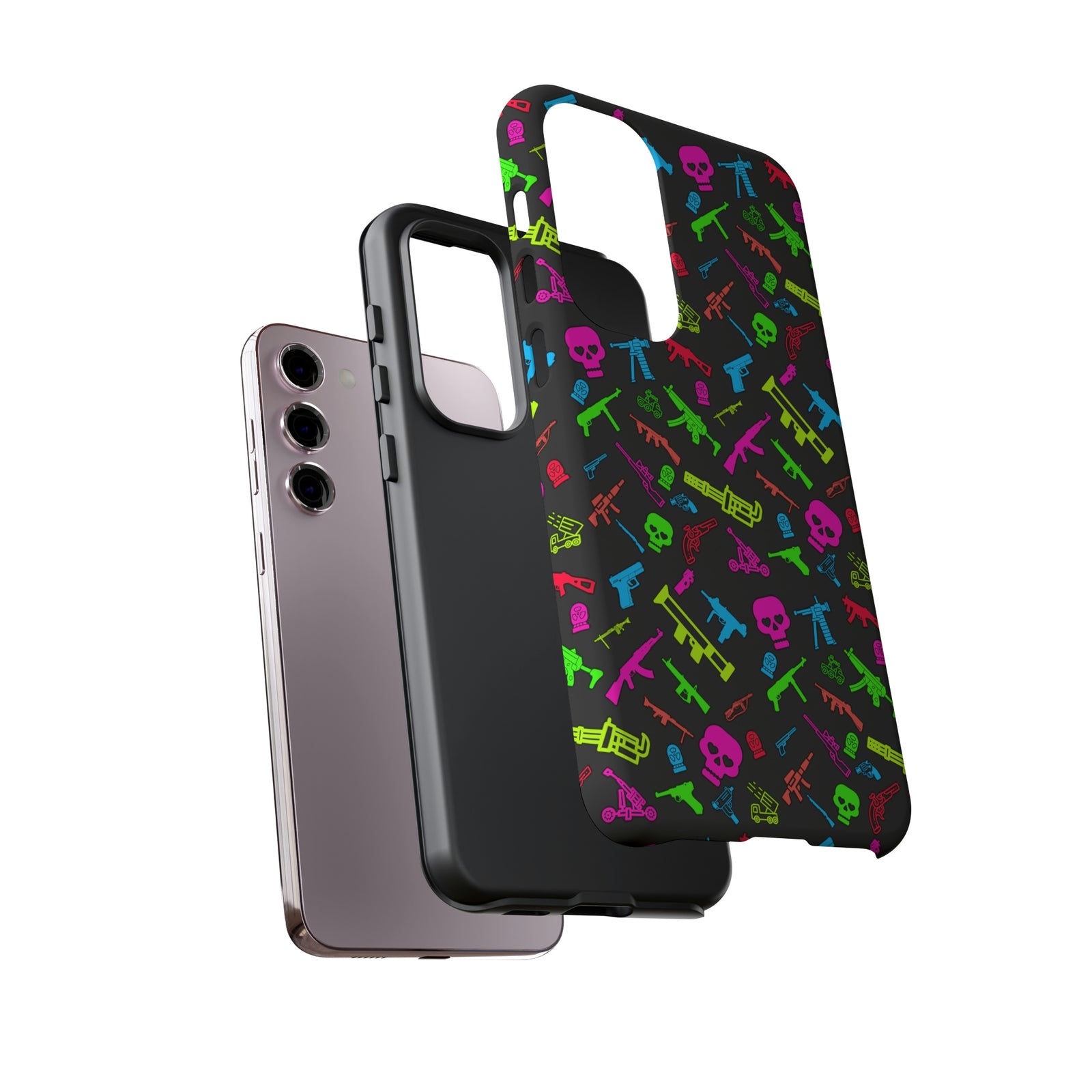 Aloha To Arms: Retro Neon Firearms Cell Phone Case