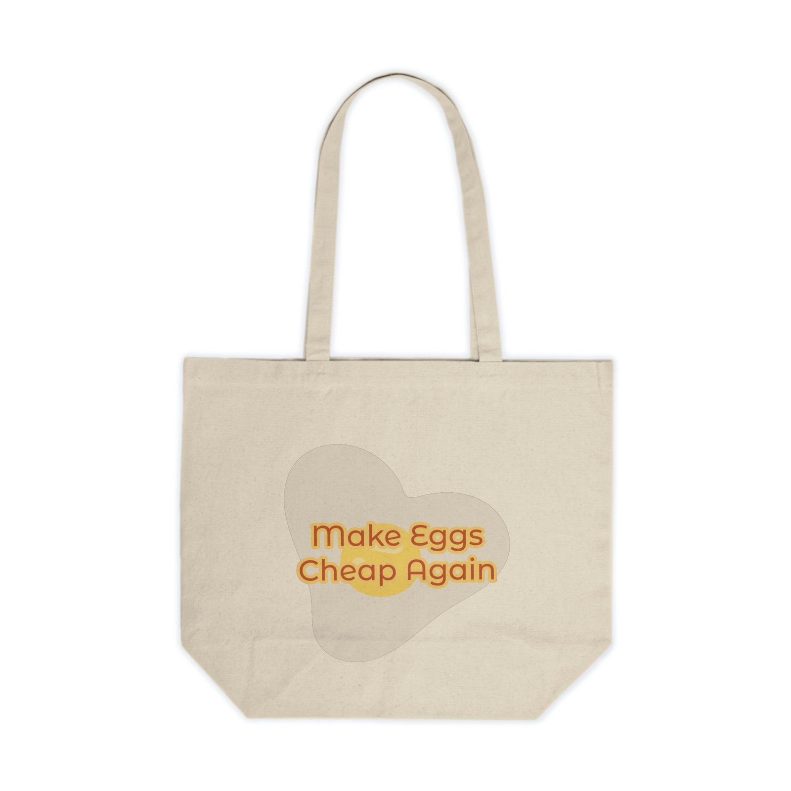Make Eggs Cheap Again Canvas Shopping Tote