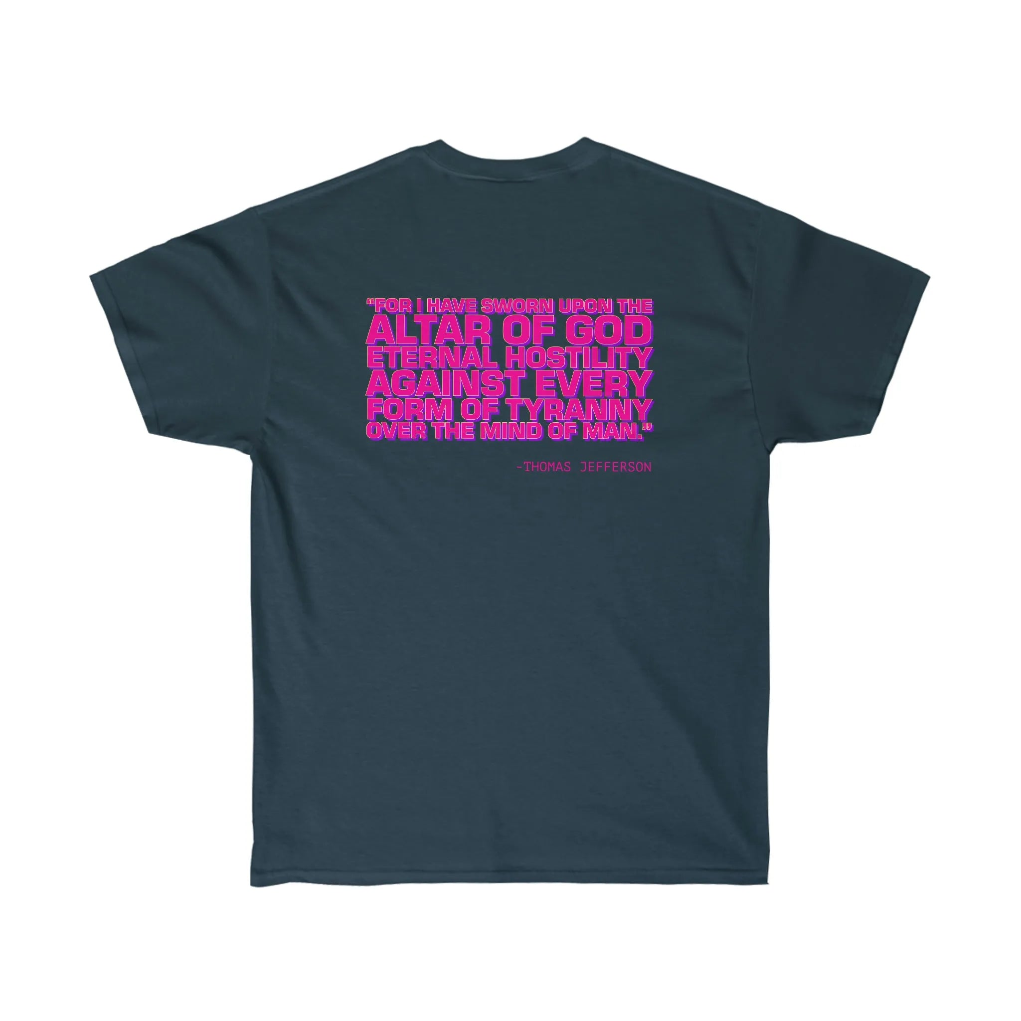 "Altar of God" Thomas Jefferson Synthwave T-Shirt