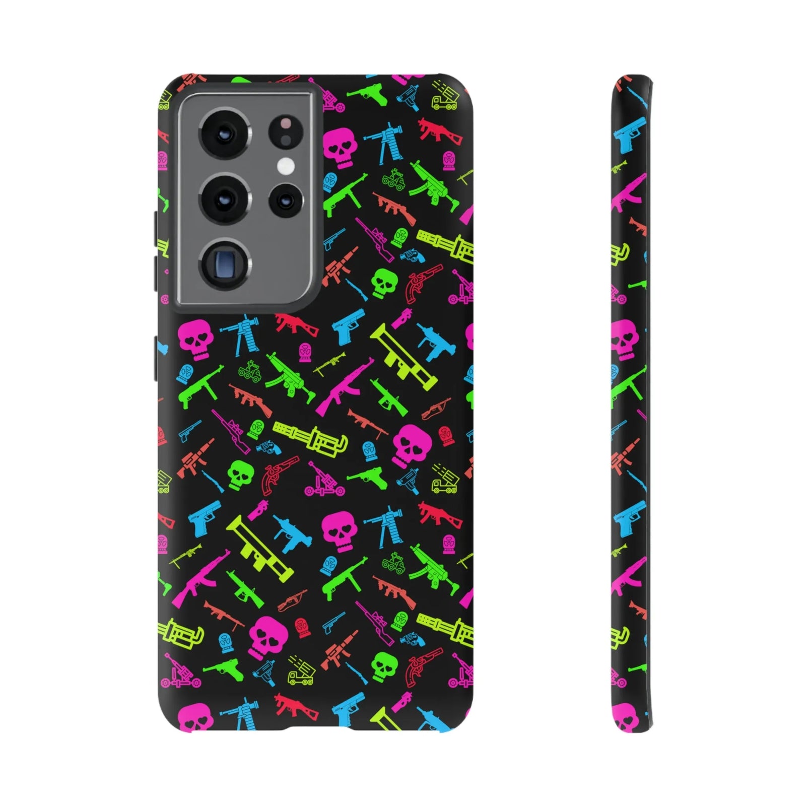 Aloha To Arms: Retro Neon Firearms Cell Phone Case