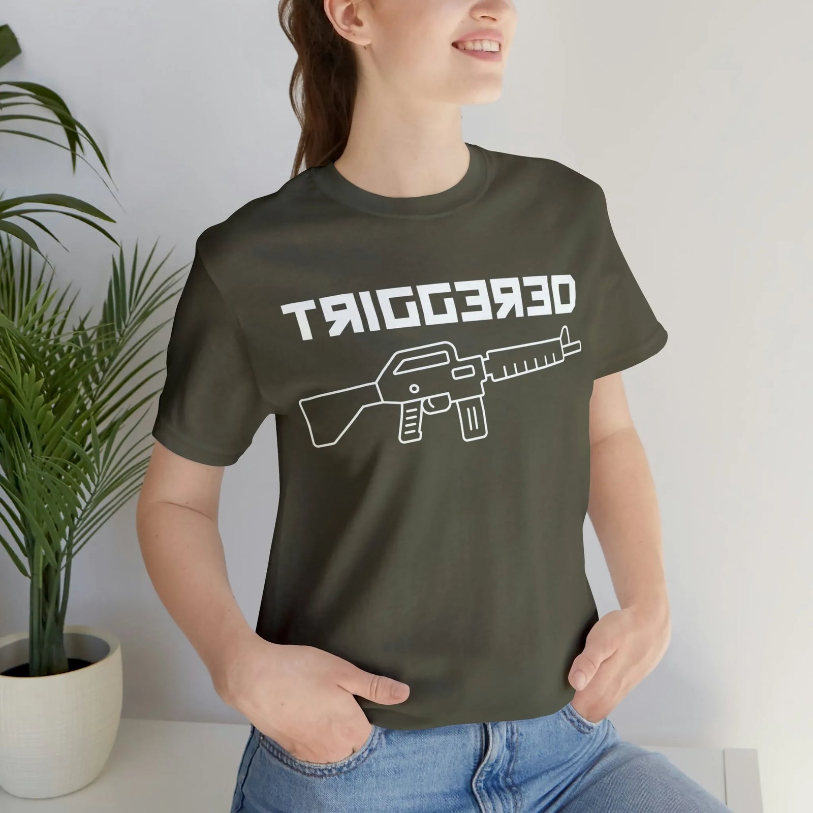 Triggered M16 Unisex Jersey Short Sleeve Tee