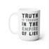 Truth Is Treason in the Empire of Lies Ceramic Mug 15oz
