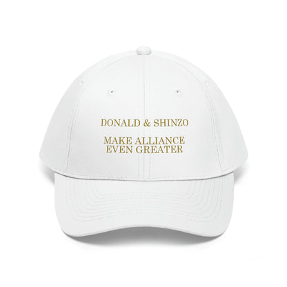 Donald and Shinzo Make Alliance Greater Hat