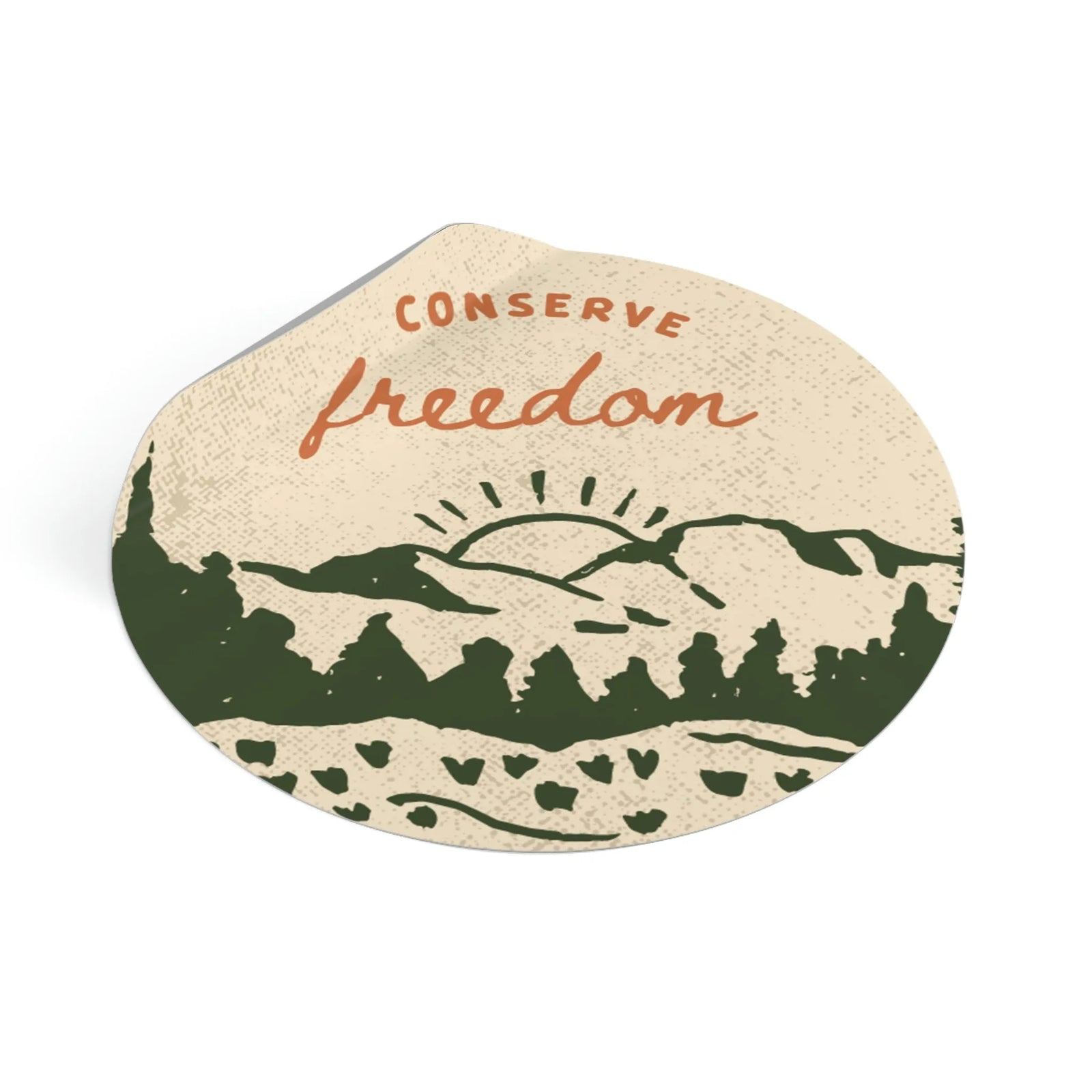 Conserve Freedom Vinyl Sticker