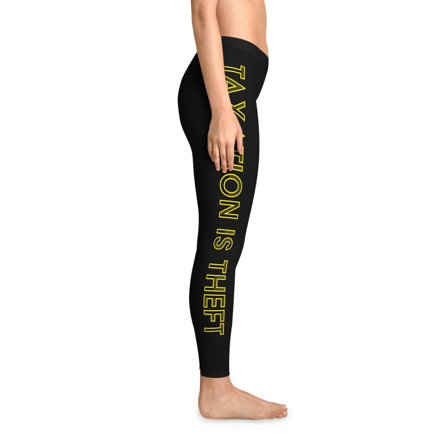 Taxation is Theft Stretchy Leggings