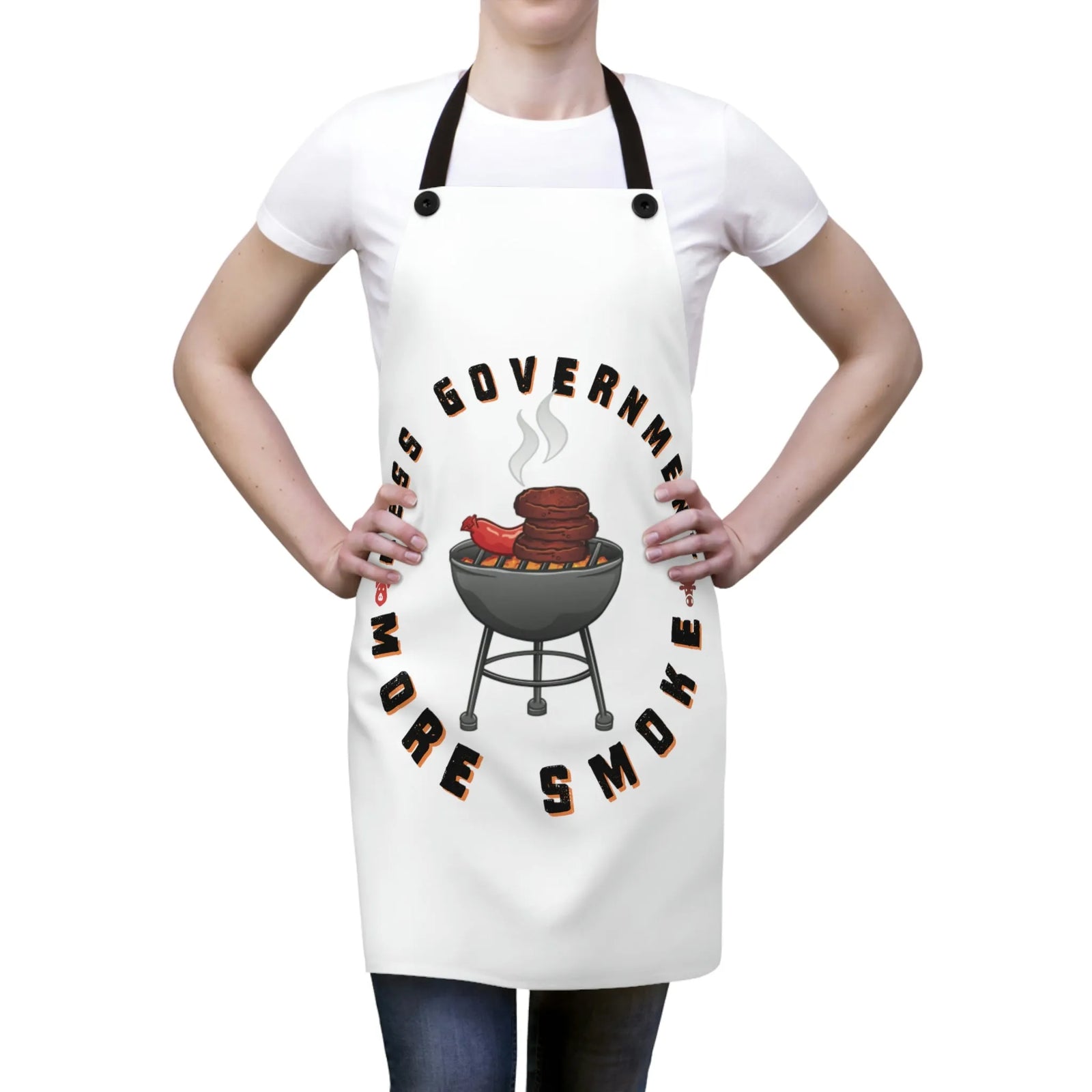 Less Government More Smoke Grilling Apron