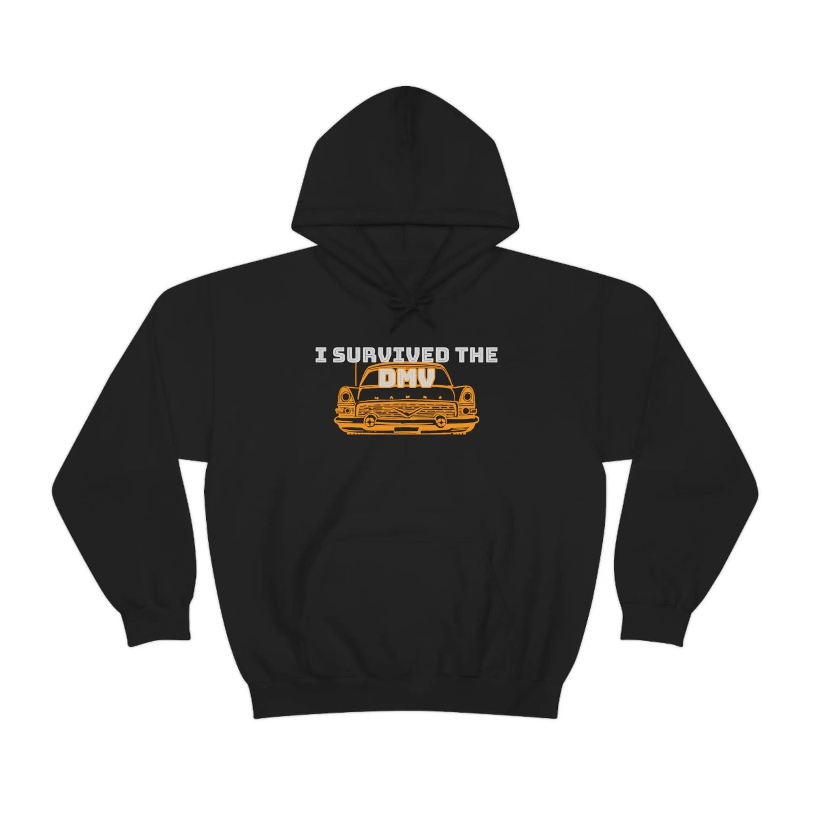 I Survived The DMV Unisex Heavy Blend™ Hooded Sweatshirt