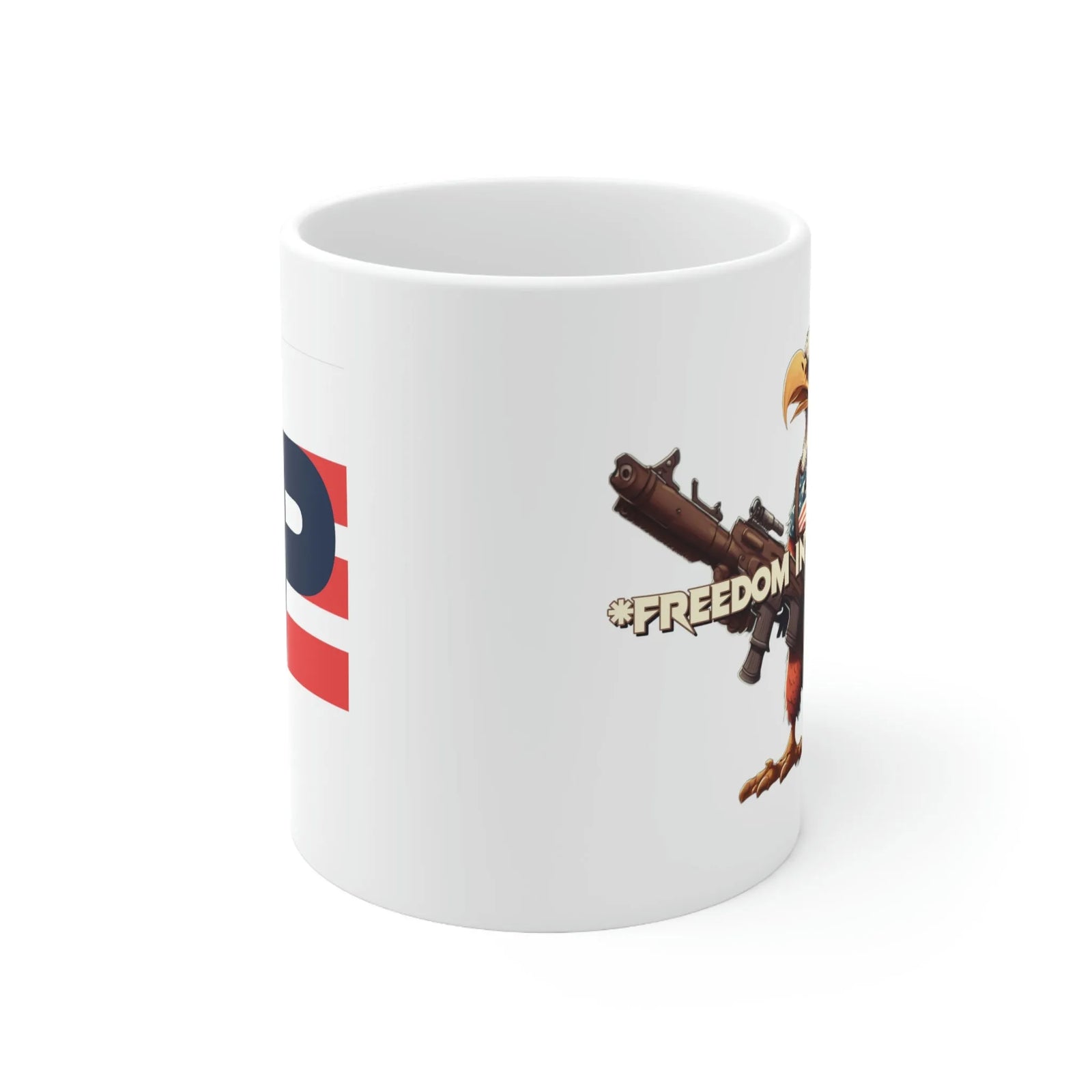 Freedom Intensifies Eagle Ceramic Mug 11oz