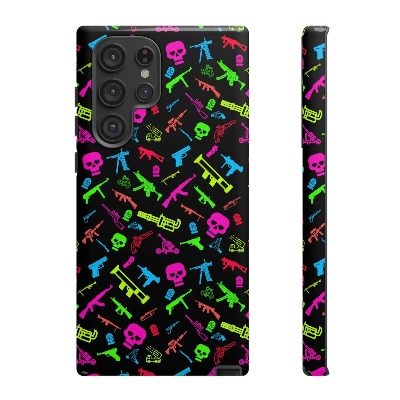 Aloha To Arms: Retro Neon Firearms Cell Phone Case