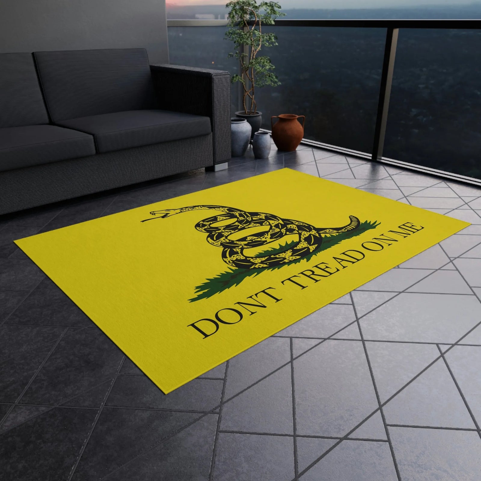 Don't Tread on Me Outdoor Mat