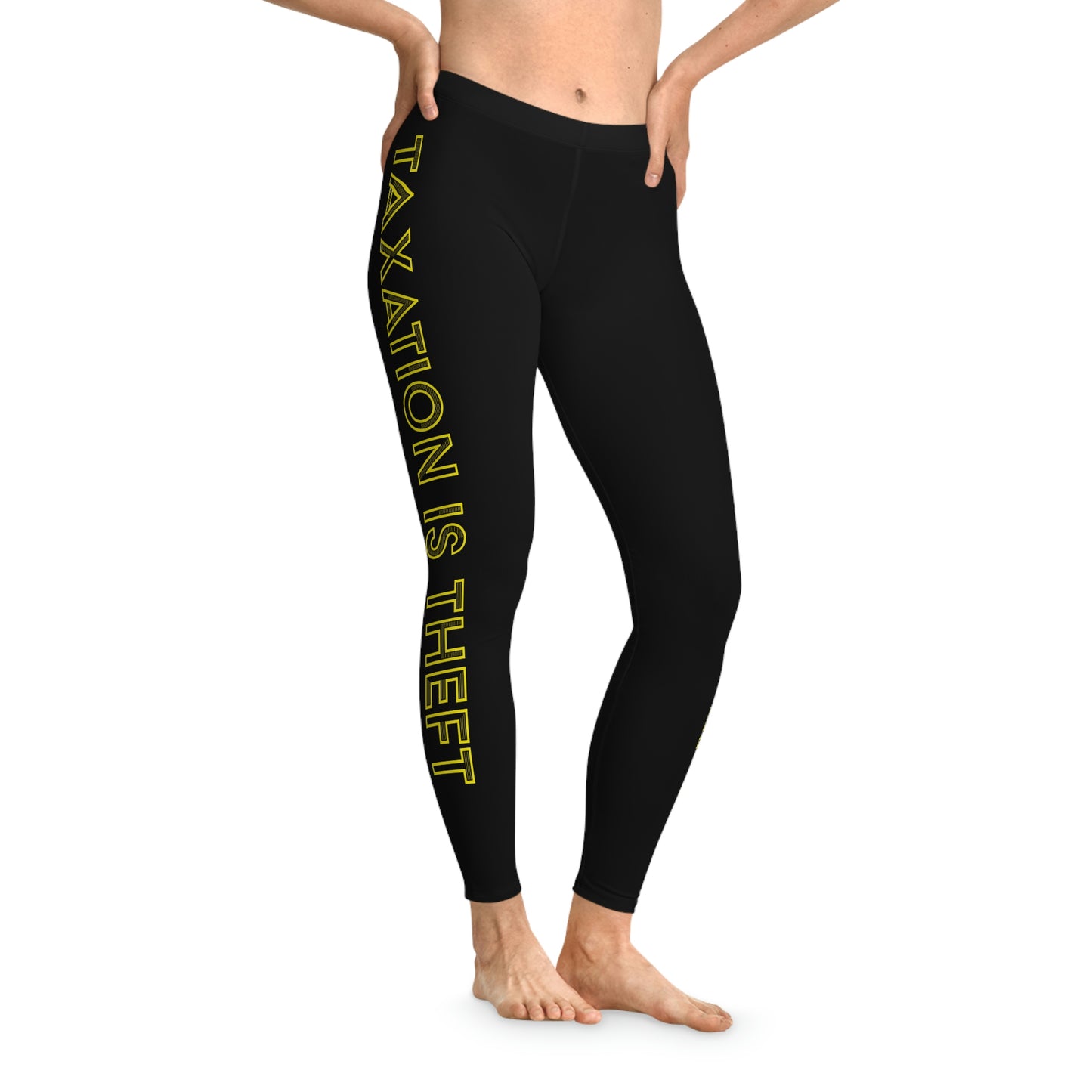 Taxation is Theft Stretchy Leggings