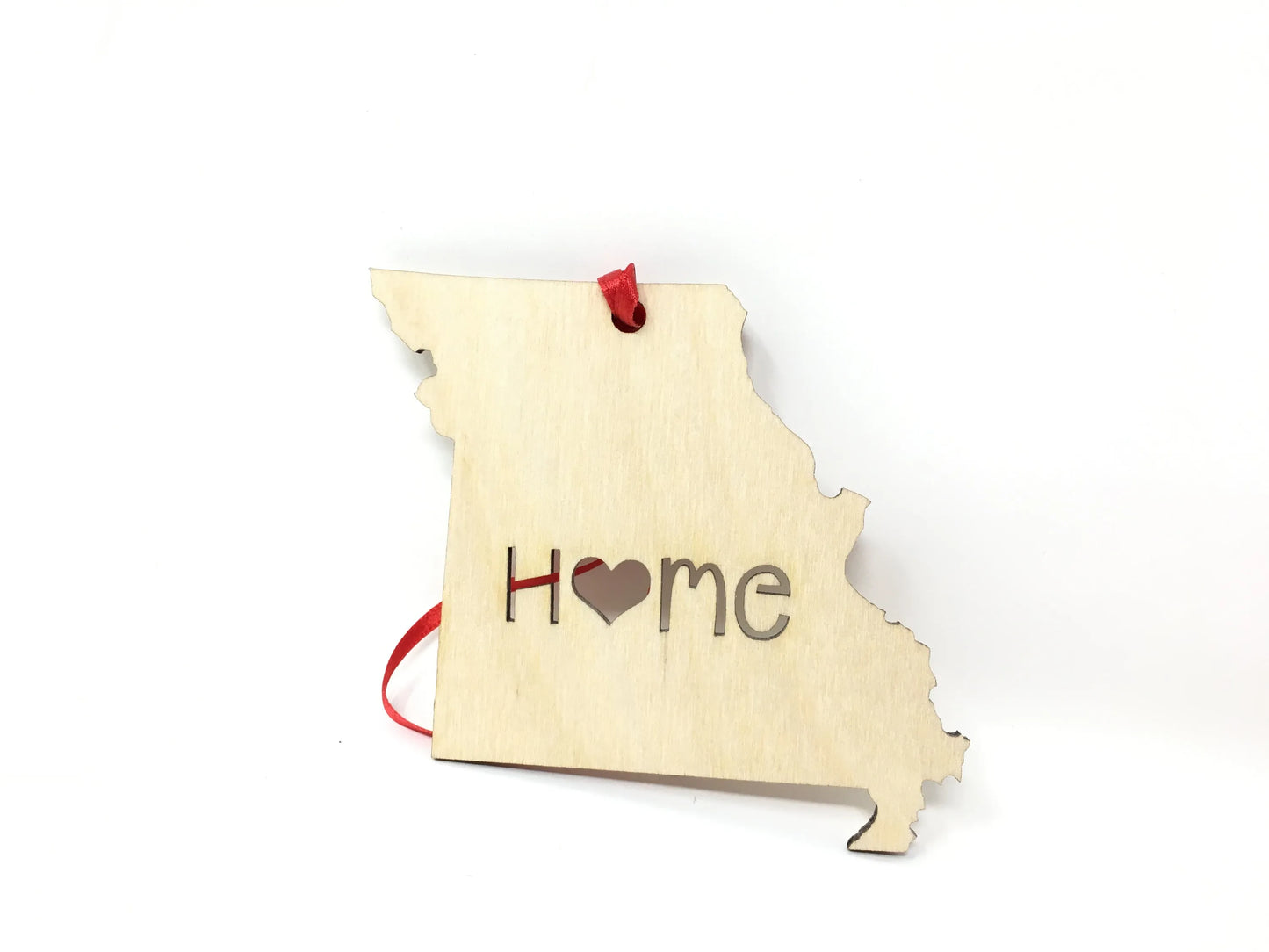 Missouri State Wood Ornament