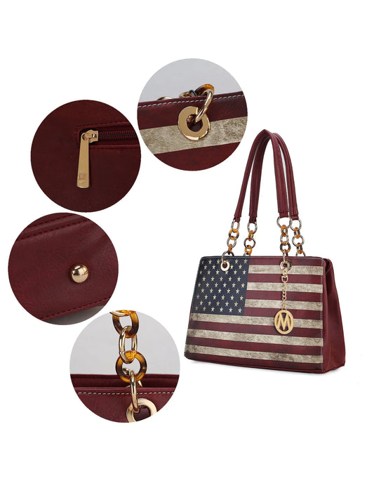 American Flag Women Shoulder Bag