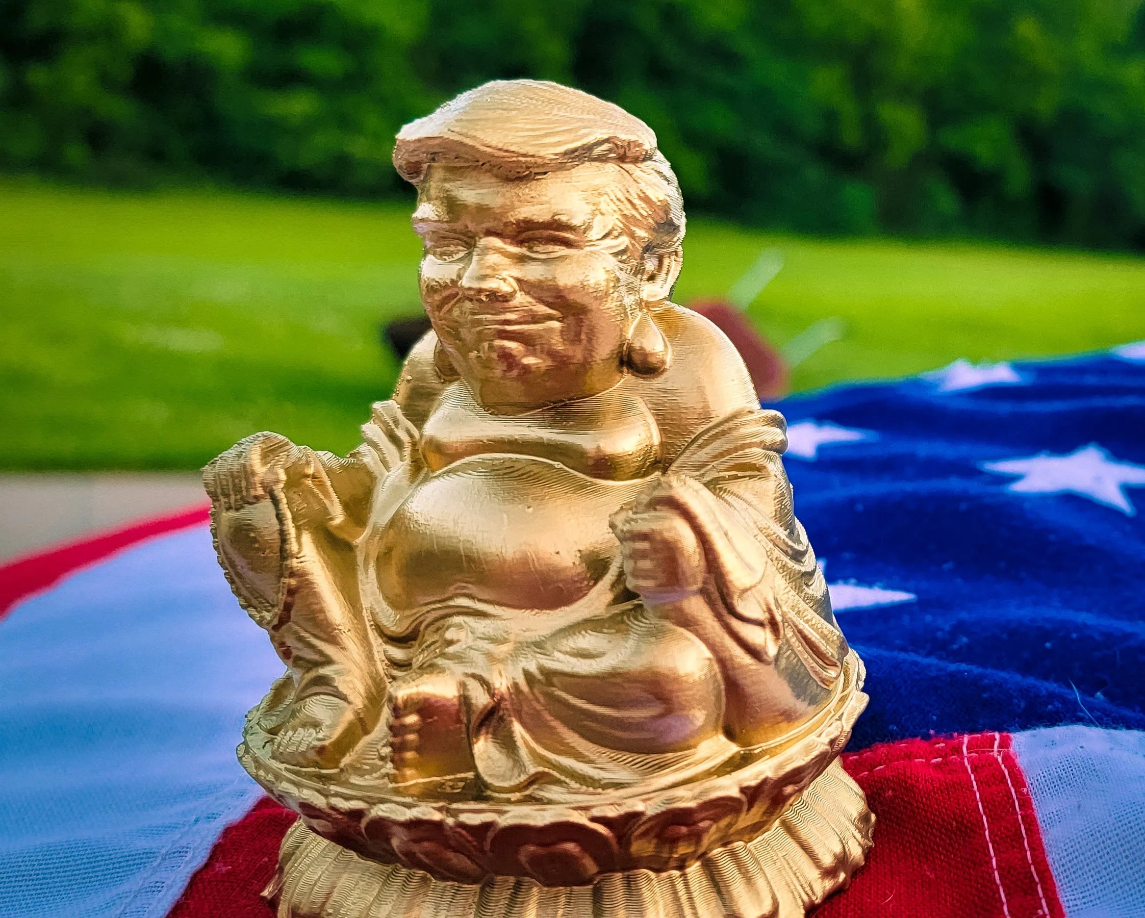 Ultra MAGA Trump Buddha