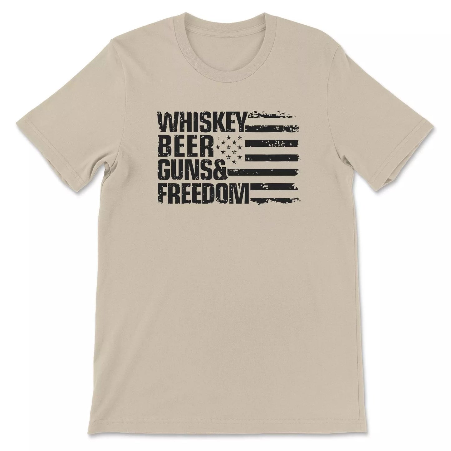 Whiskey, Beer, Guns & Freedom Tee