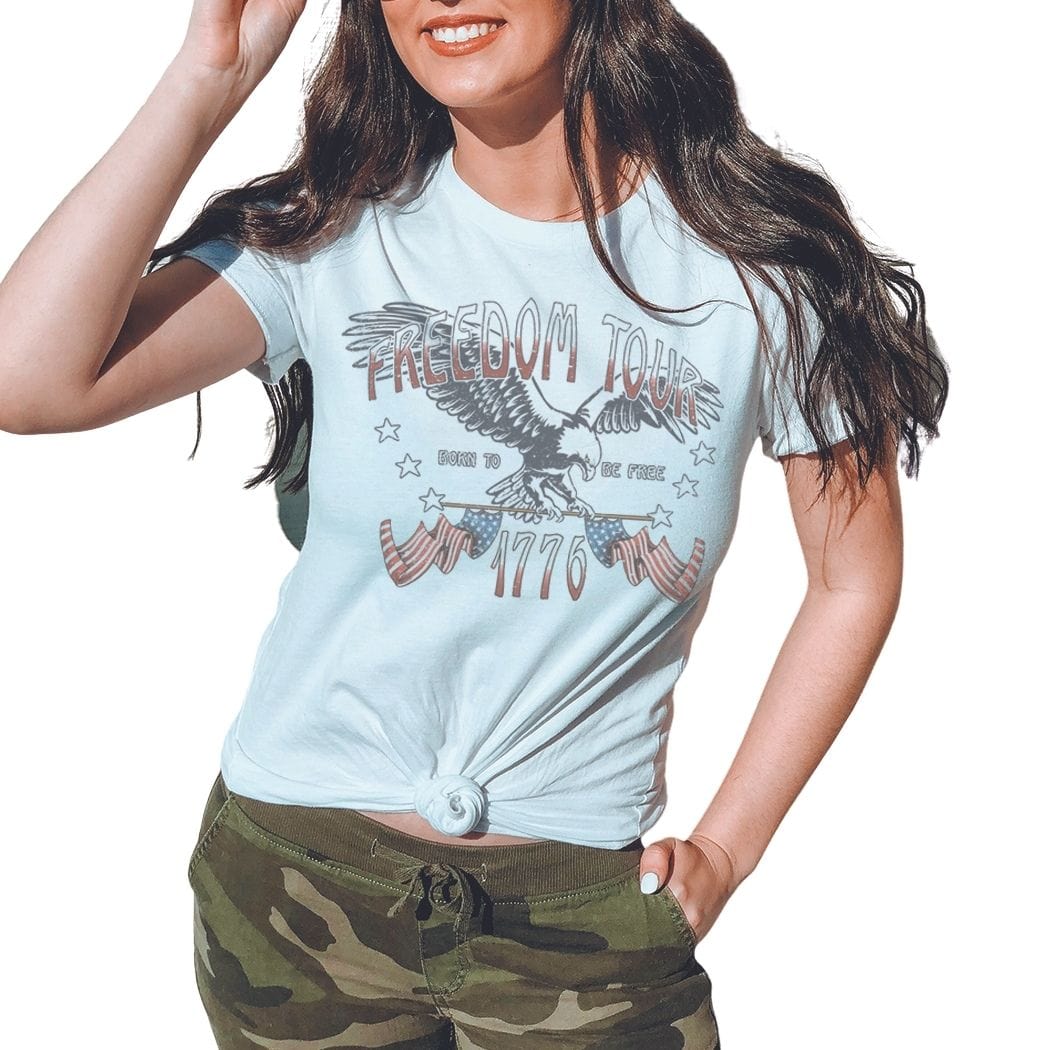 Freedom Tour 1776 Ladies Graphic T-Shirt